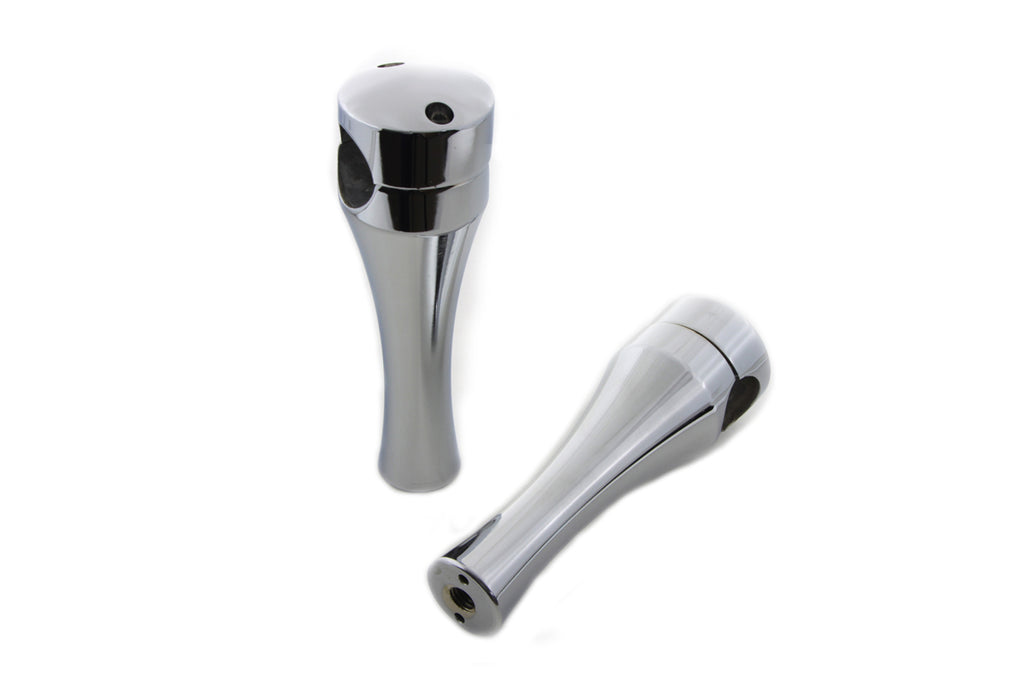 6 Chrome Spy Glass Riser Set