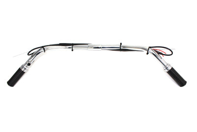 4 Chrome Handlebar Assembly without Indents