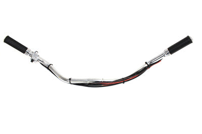 4 Chrome Handlebar Assembly without Indents