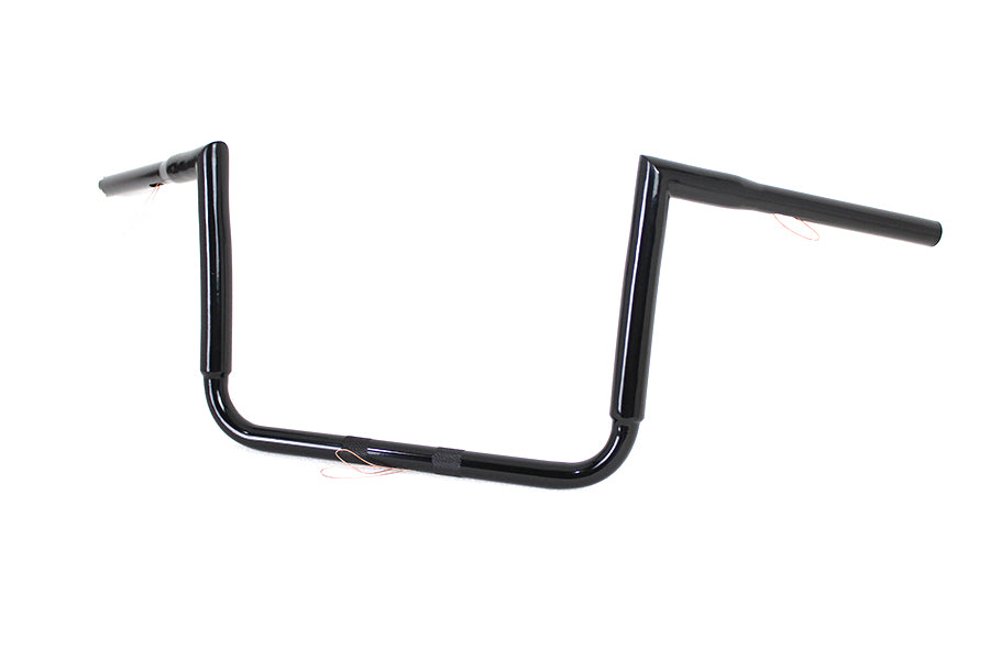 12 Black ChiZeled Z-Bar Handlebar without Indents