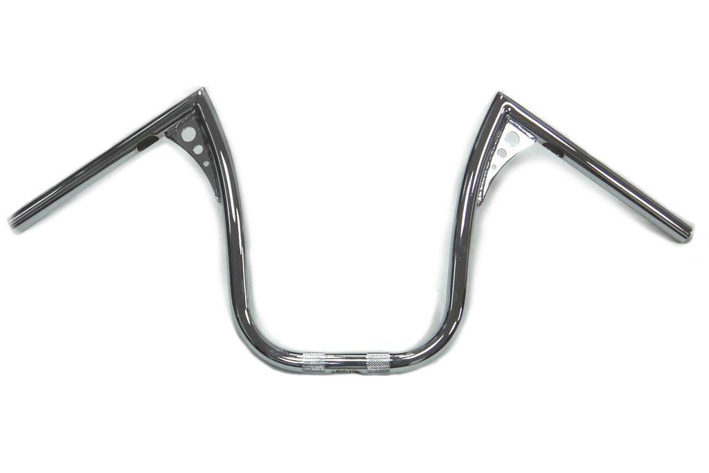 13 Chrome Z-Bar Handlebar with Wiring Slots