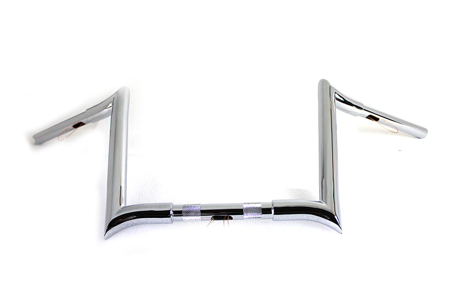 12 Chrome Z-Bar Handlebar with Indents