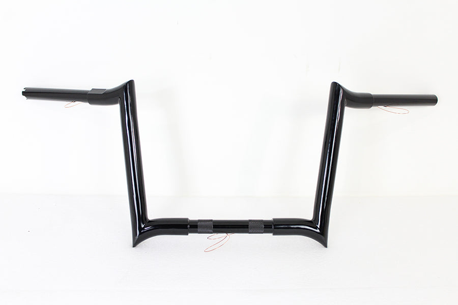 12 Black Z-Bar Handlebar with Indents