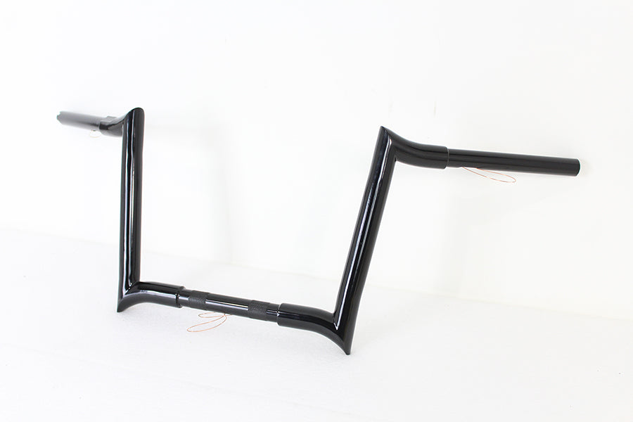 12 Black Z-Bar Handlebar with Indents