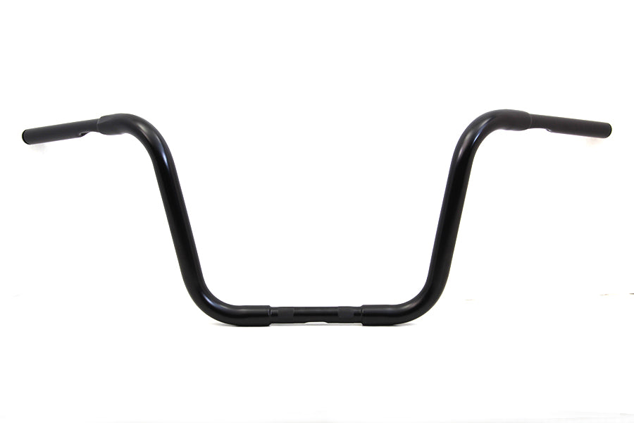 12 Buffalo Ape Hanger Handlebar with Indents Black