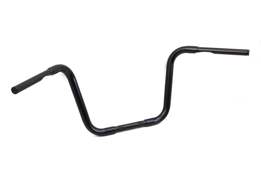 12 Buffalo Ape Hanger Handlebar with Indents Black