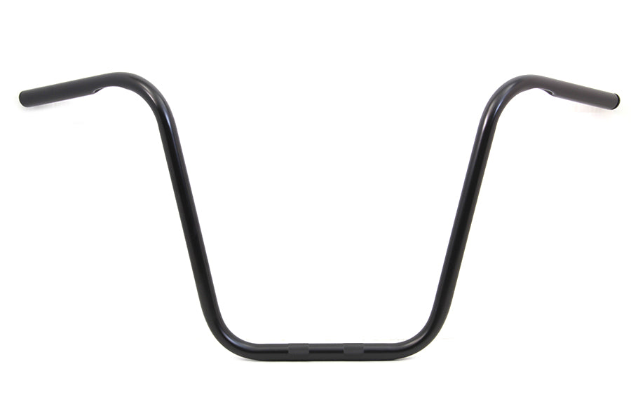 16 Ape Hanger Handlebar with Indents Black