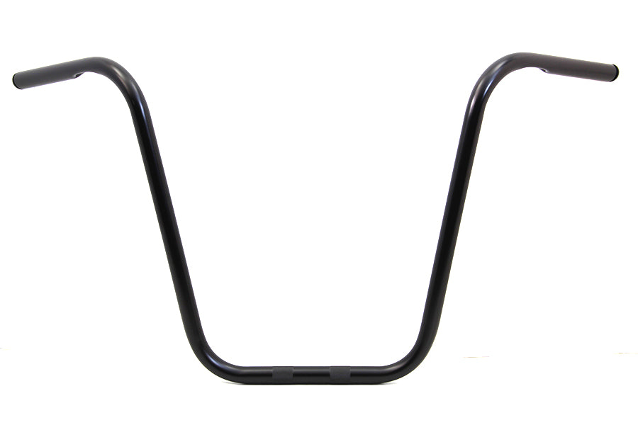 18 Ape Hanger Handlebar with Indents Black