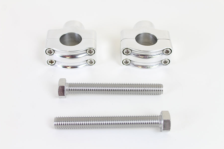 1 Handlebar Riser Set Chrome