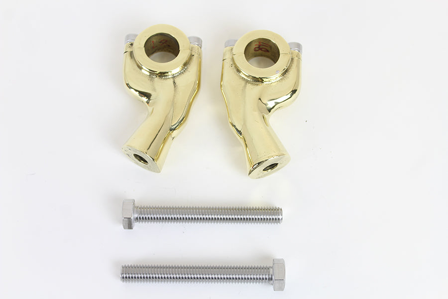 1 Smooth Pullback Riser Set Brass Sand