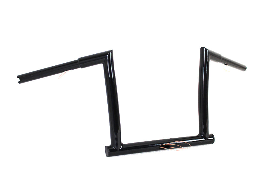 12 Black ChiZeled Z-Bar Handlebar with Indents