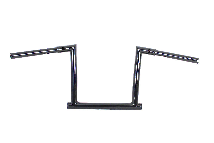 12 Black ChiZeled Z-Bar Handlebar with Indents