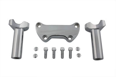 4-1/4 Straight Riser Kit Chrome