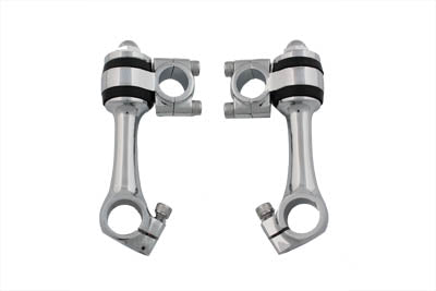 Replica 4-1/4 Flanders Chrome Riser Set
