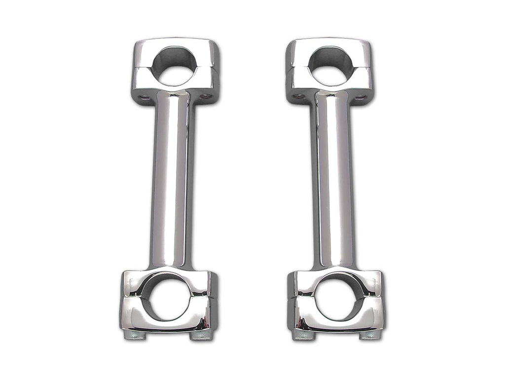 3 Dog Bone Riser Set Chrome