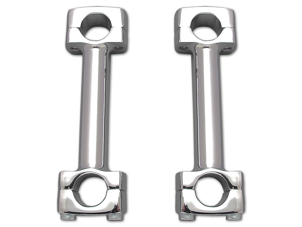 5 Dog Bone Riser Set Chrome