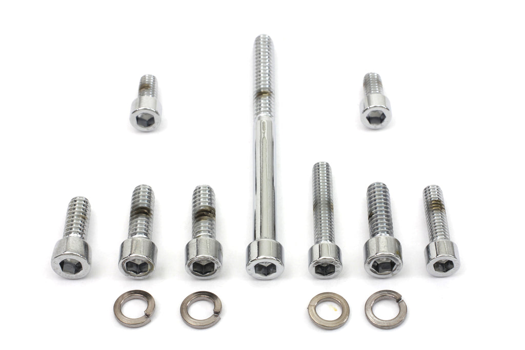 Chrome Carburetor Allen Screw Kit