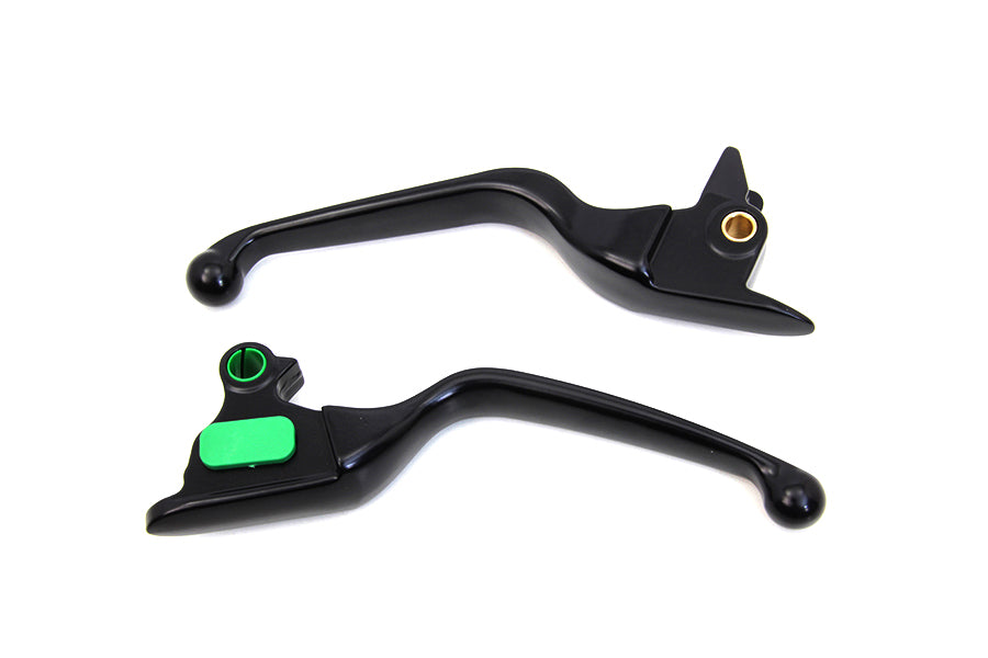Matte Black Smooth Wide Hand Lever Set