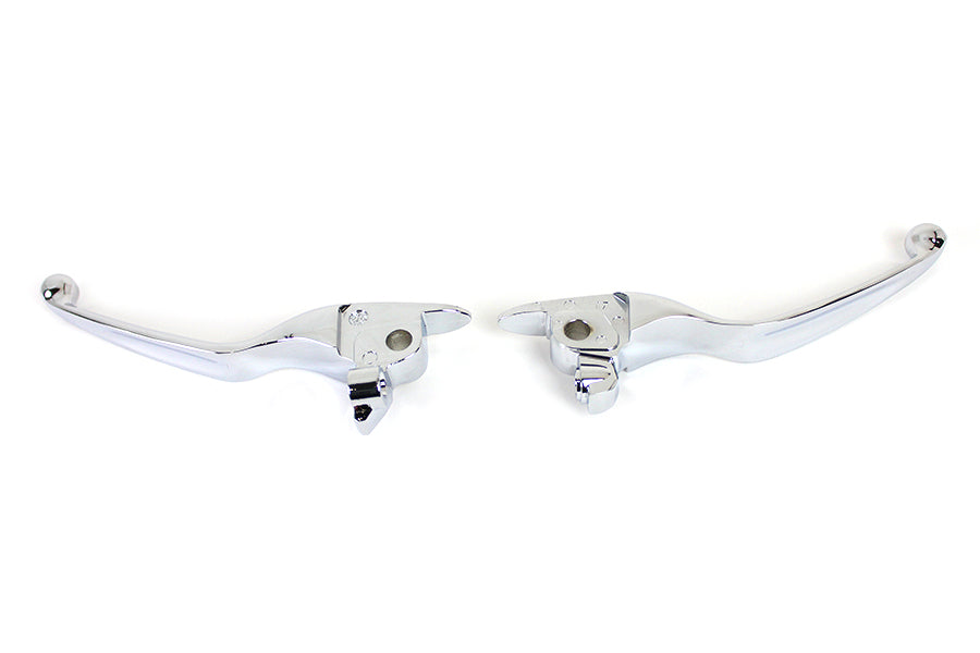 M8 Chrome Wide Hand Lever Set