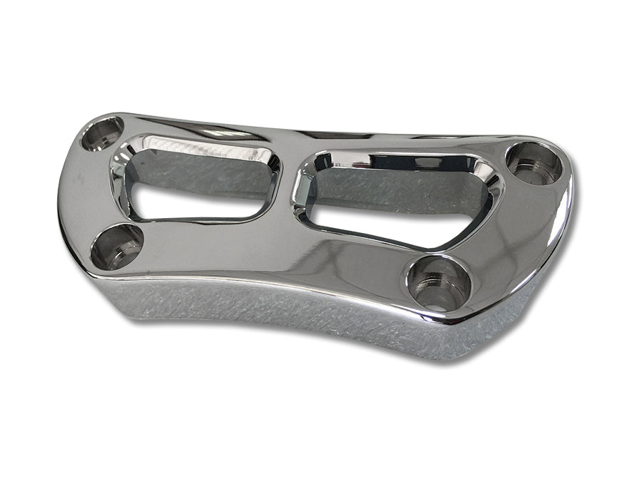 Cutout Design Riser Top Clamp Chrome