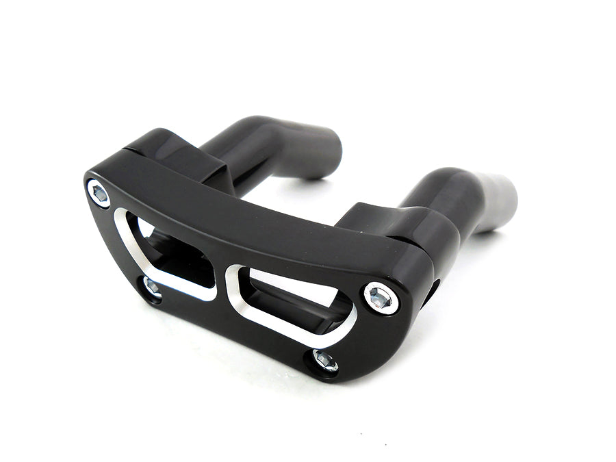 Cutout Design Riser Top Clamp Black