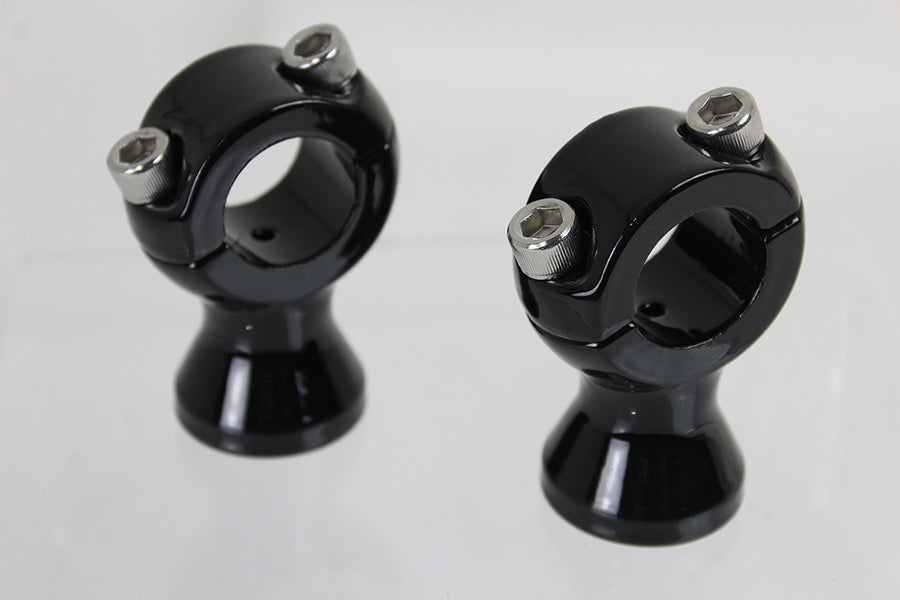 1-3/4 Gloss Black Speed Freak Handlebar Riser Set