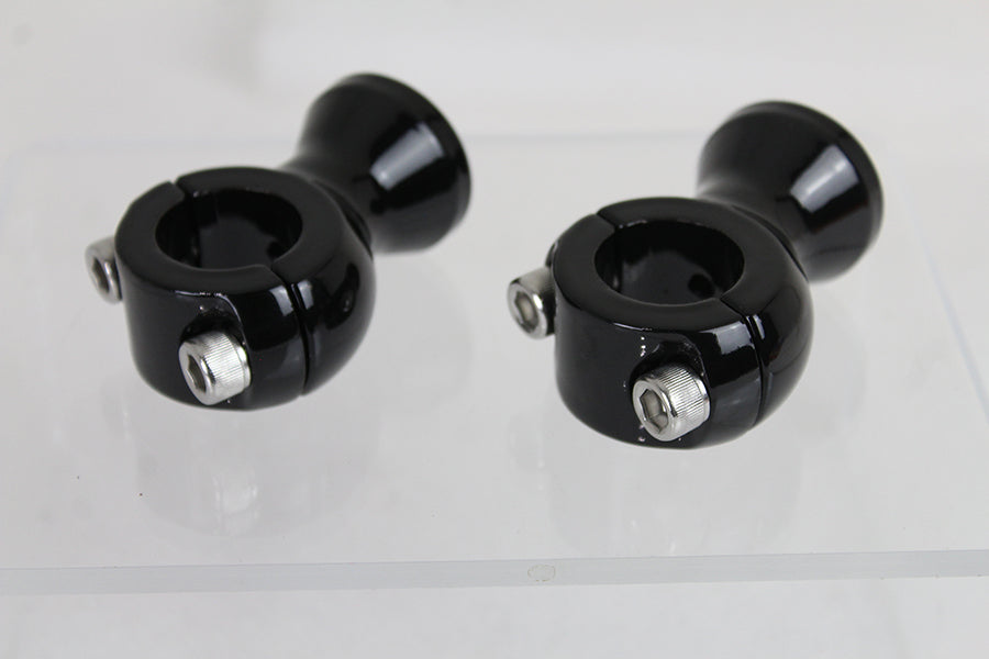1-3/4 Gloss Black Speed Freak Handlebar Riser Set