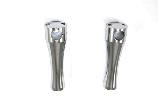 6 Solid Billet Chrome Riser Set