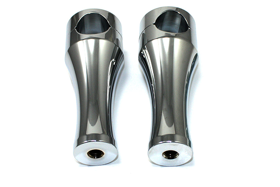5 Solid Billet Chrome Riser Set