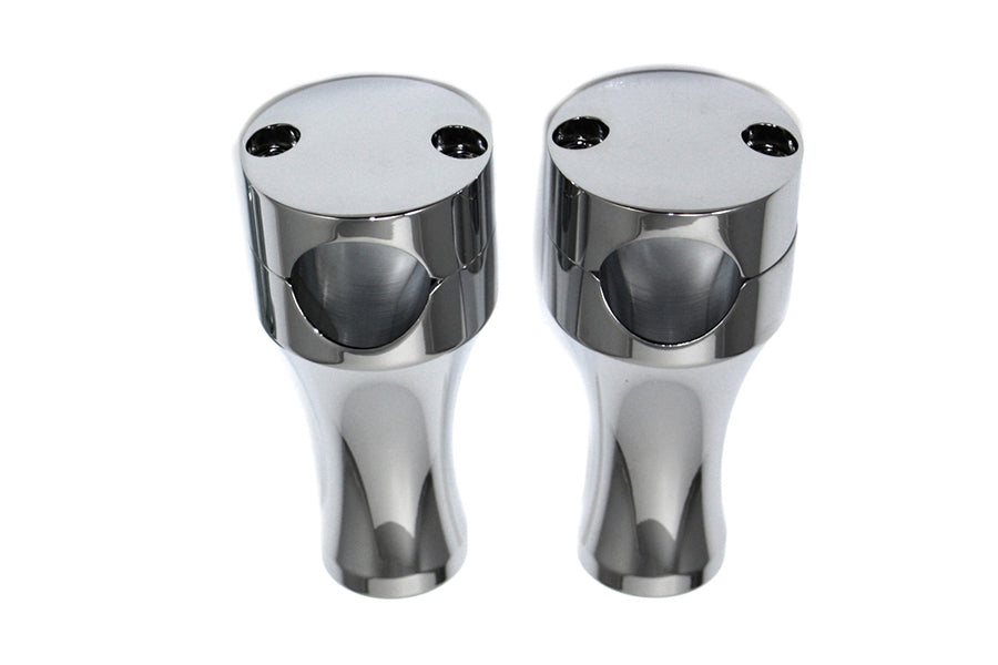 4 Solid Billet Chrome Riser Set
