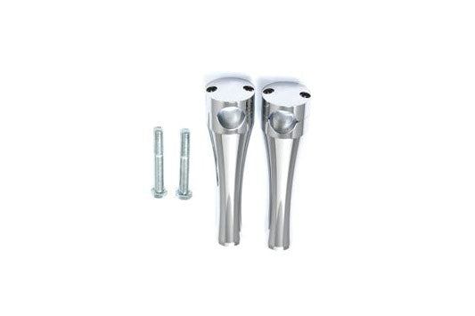 8 Solid Billet Chrome Riser Set