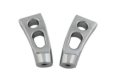 4-1/4 Switchback Chrome Riser Set