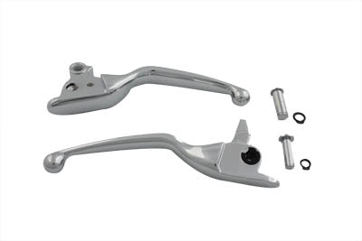Chrome Smooth Contour Hand Lever Set