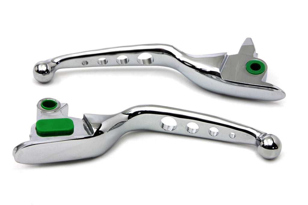 Chrome Drilled Hand Lever Set