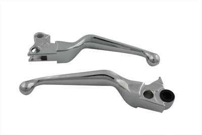 Chrome V-Cut Hand Lever Set