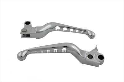 Chrome Drilled Hand Lever Set