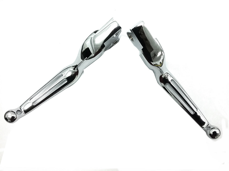 Chrome Slotted Hand Lever Set