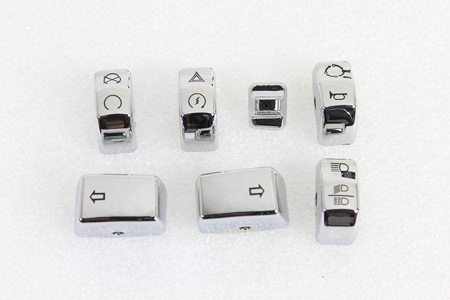 Chrome Switch Cover Set