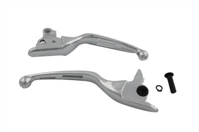 Chrome Slotted Hand Lever Set