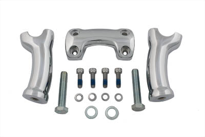 Chrome 4-3/4 Riser Set