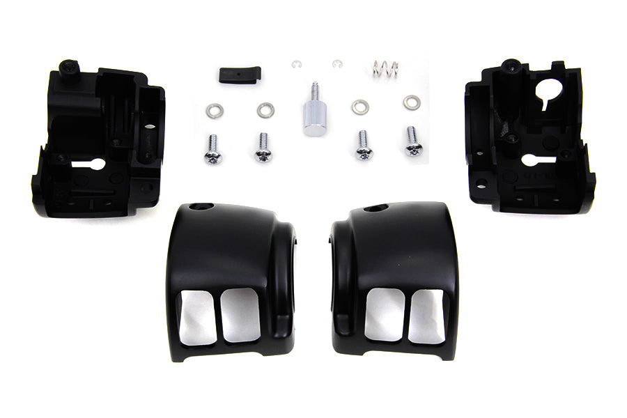Handlebar Control Switch Housing Kit Black
