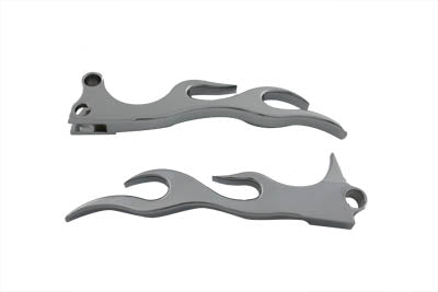 Chrome Flame Style Hand Lever Set