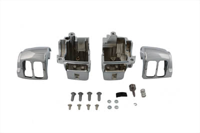 Handlebar Switch Housing Kit Chrome