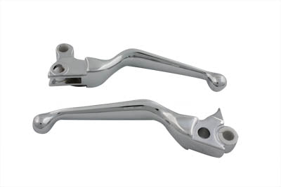 Chrome Smooth Contour Hand Lever Set
