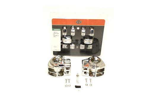 Handlebar Control Switch Housing Kit Chrome