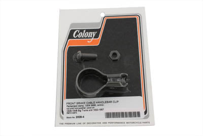 Front Brake Cable Handlebar Clip Parkerized