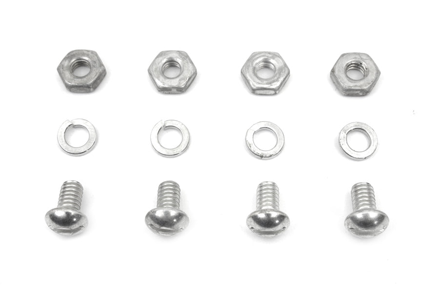 Cadmium Speedometer Mount Kit Bolt Set