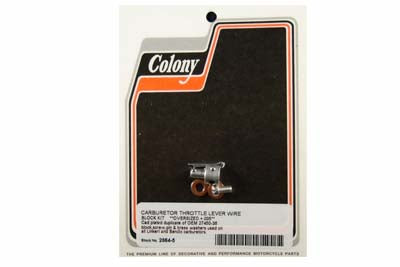 Cadmium Carburetor Throttle Lever Wire Block Kit