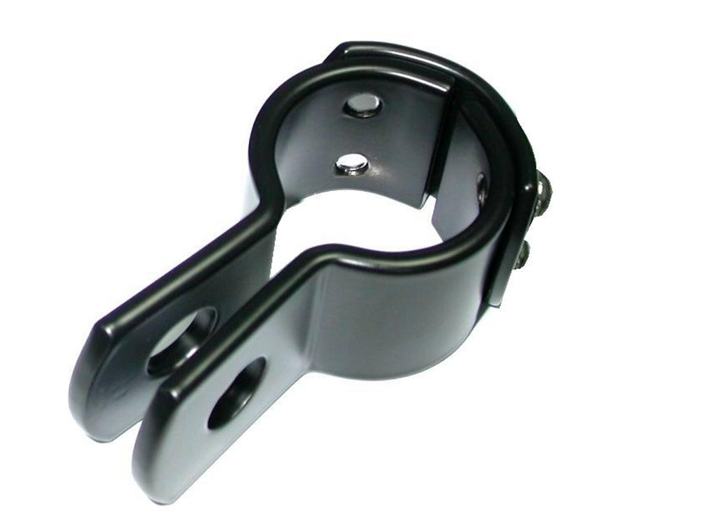Black 1-1/2 Footpeg Mount Clamp Set