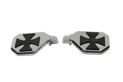 Chrome Mini Peg-Board Set with Maltese Design